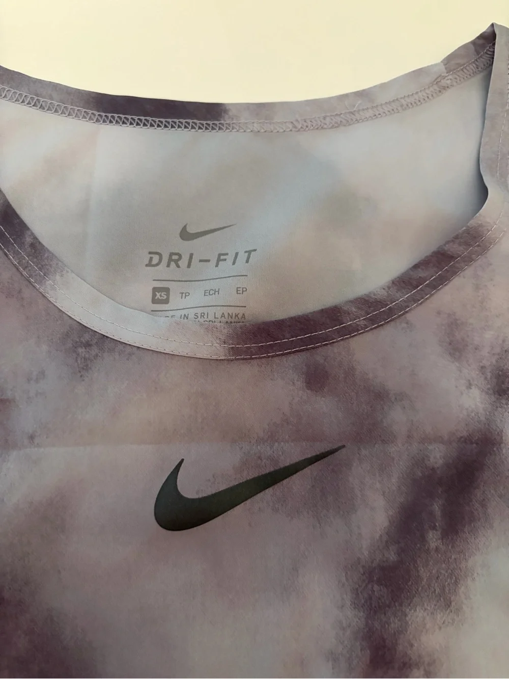 Nike Women’s Purple Tie-Dye Racerback Tank Top